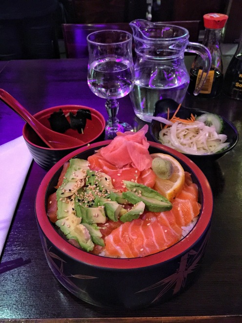 Dinner at Nikko Japanese Restaurant (right next to my hotel)